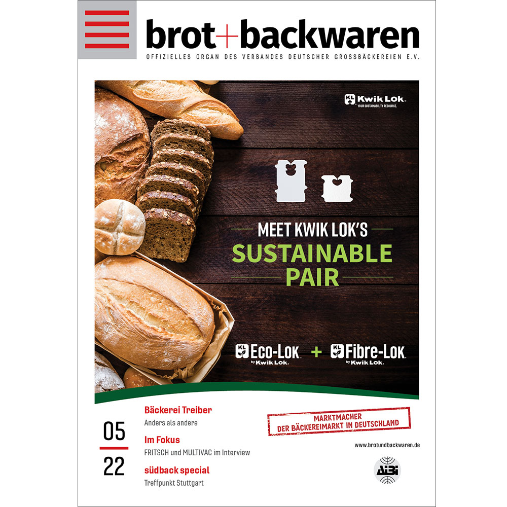 f2m-brot+backwaren 2022-05; Bäckerei Treiber: Anders als andere, Im Fokus: FRITSCH und MULTIVAC im Interview, südback special und Marktmacher-Bruton
